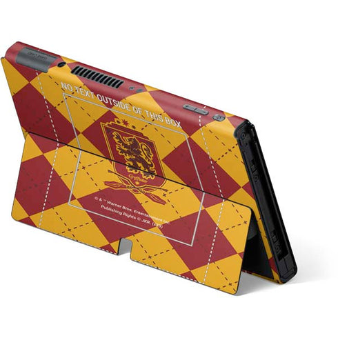 Wizarding Worlds Harry Potter Gryffindor Huse Crest Nintendo Switch OLED (2021) Skin